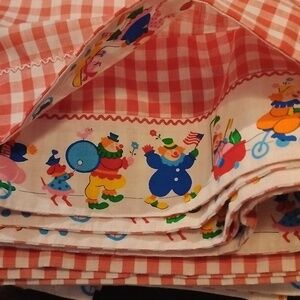 8 panels of vintage curtains.